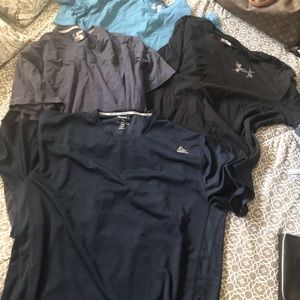 3X Under Armour & Reebok Tees